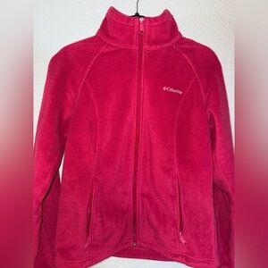 Columbia Red Fleece Jacket
